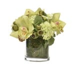 Mickler & Co. Orchid & Hydrangea in Moss