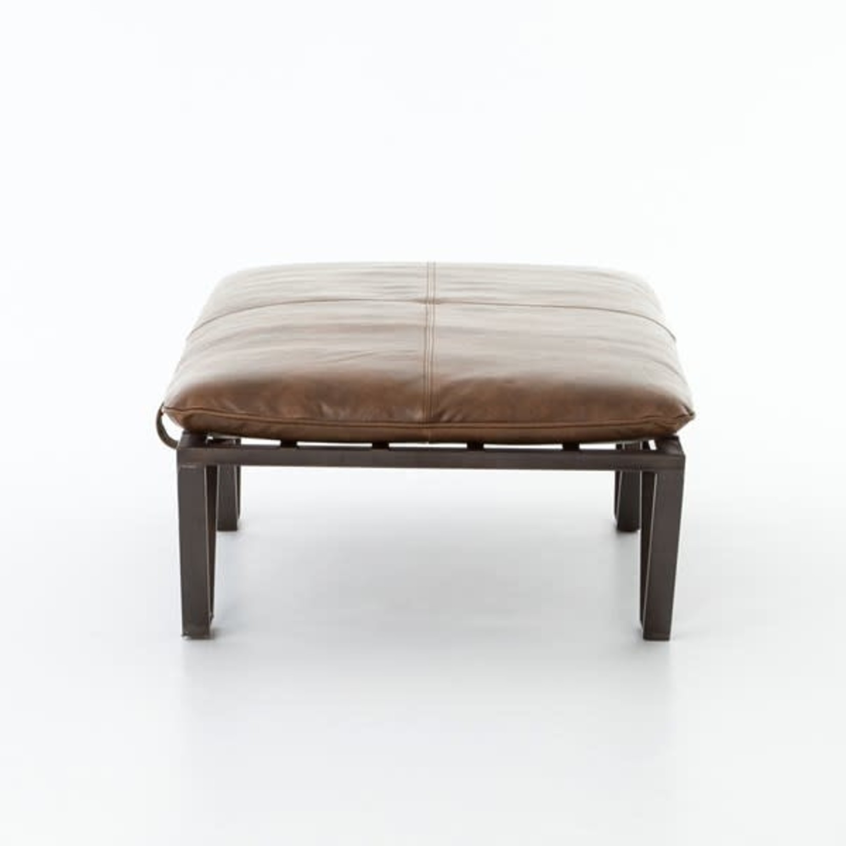 Mickler & Co. Dawson Leather Ottoman