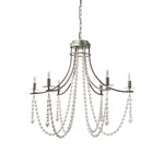 Mickler & Co. Sienna Wood Bead Chandelier