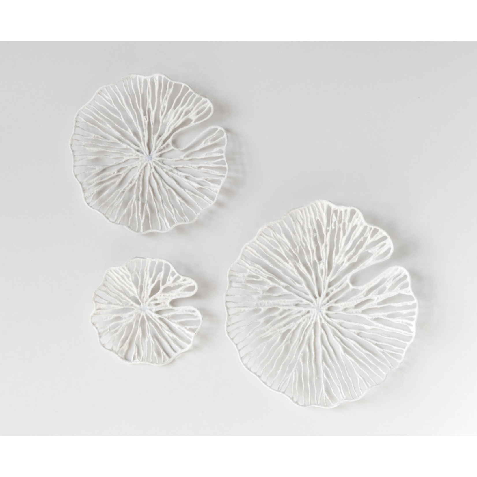 Mickler & Co. Handmade Sculpted Coral Wall Decor - Set of 3