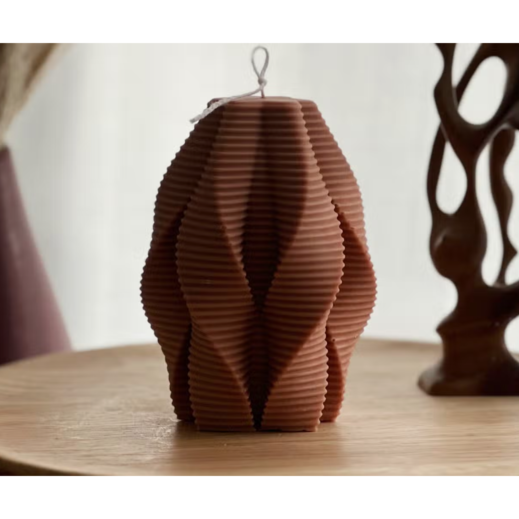 Estelle Studio Swirl Pillar Candle