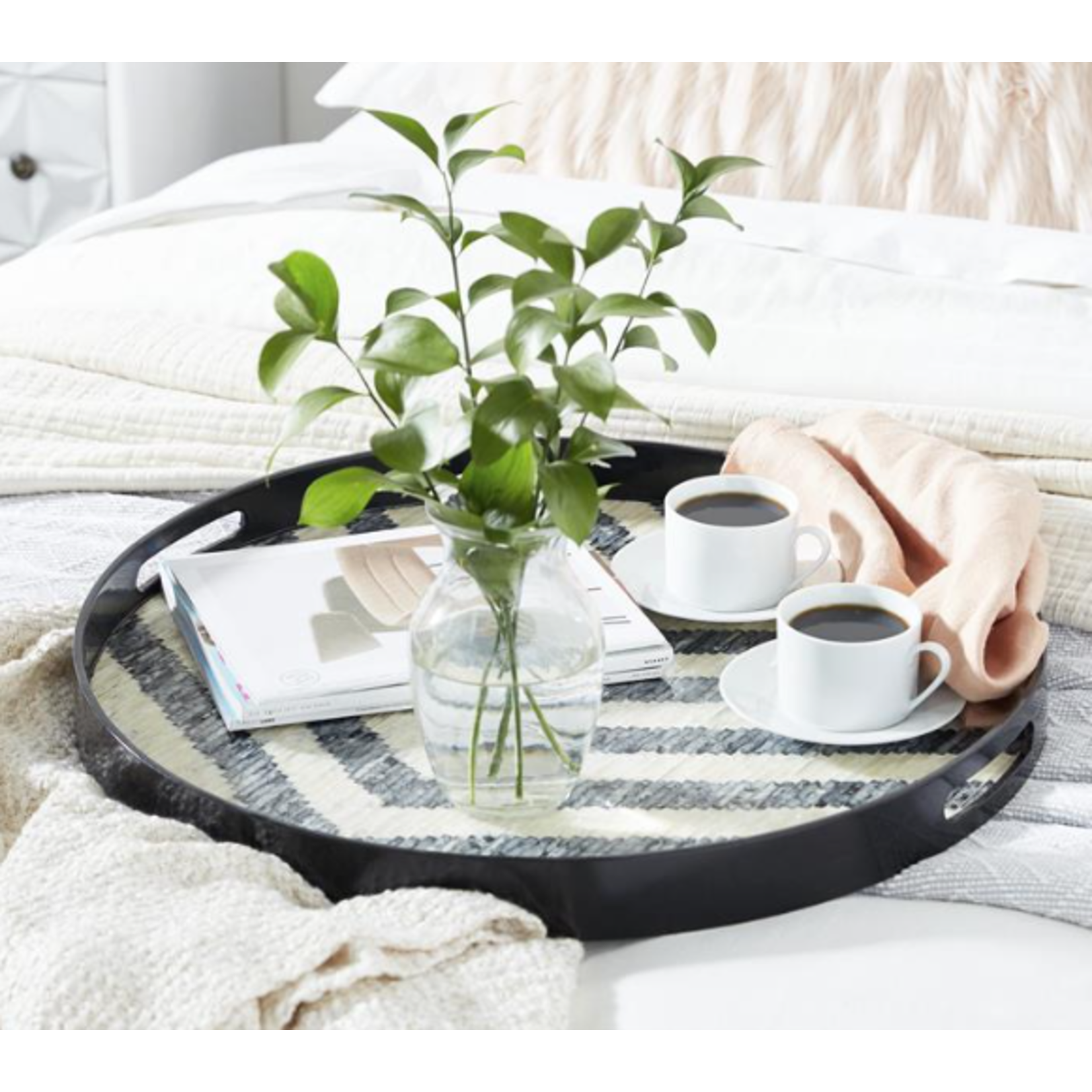 UMA Home Decor Chevron Tray
