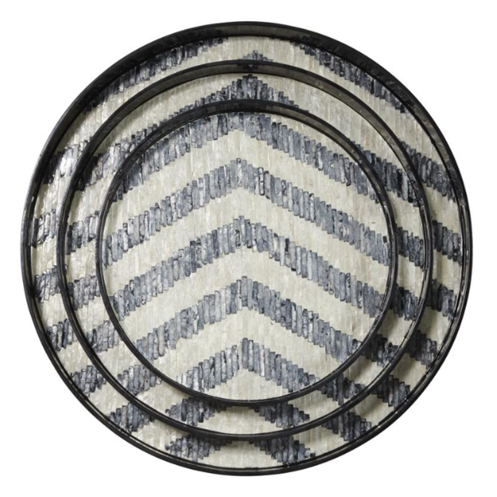 UMA Home Decor Chevron Tray