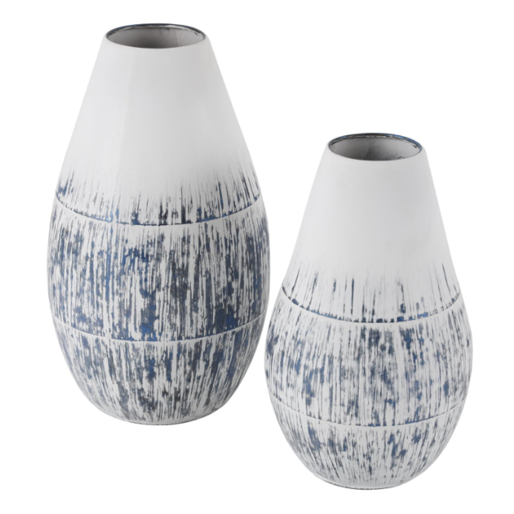 Mickler & Co. Metal Brushed Vase
