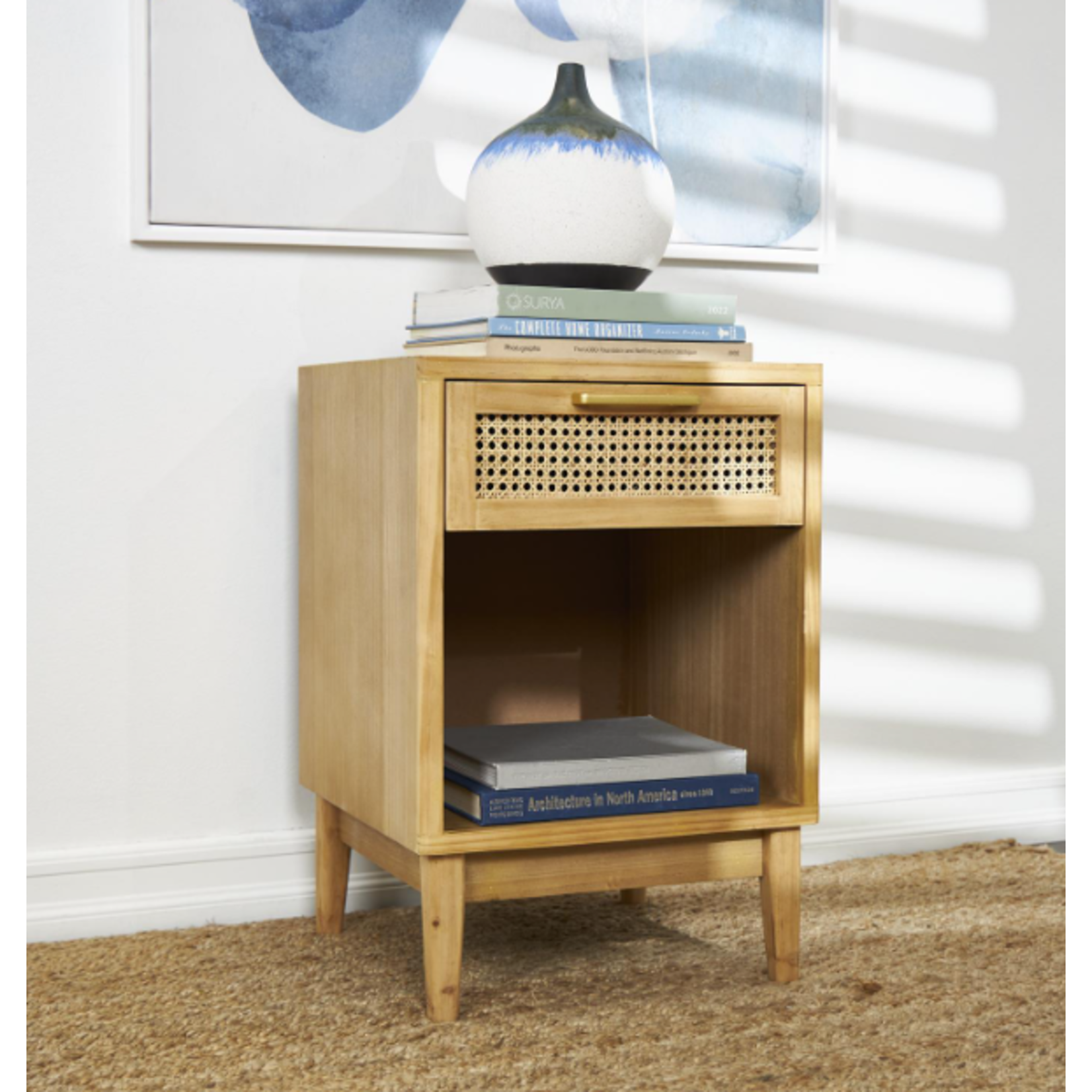 Mickler & Co. Cane Nightstand