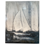 Mickler & Co. Sail Boat at Sea Artwork