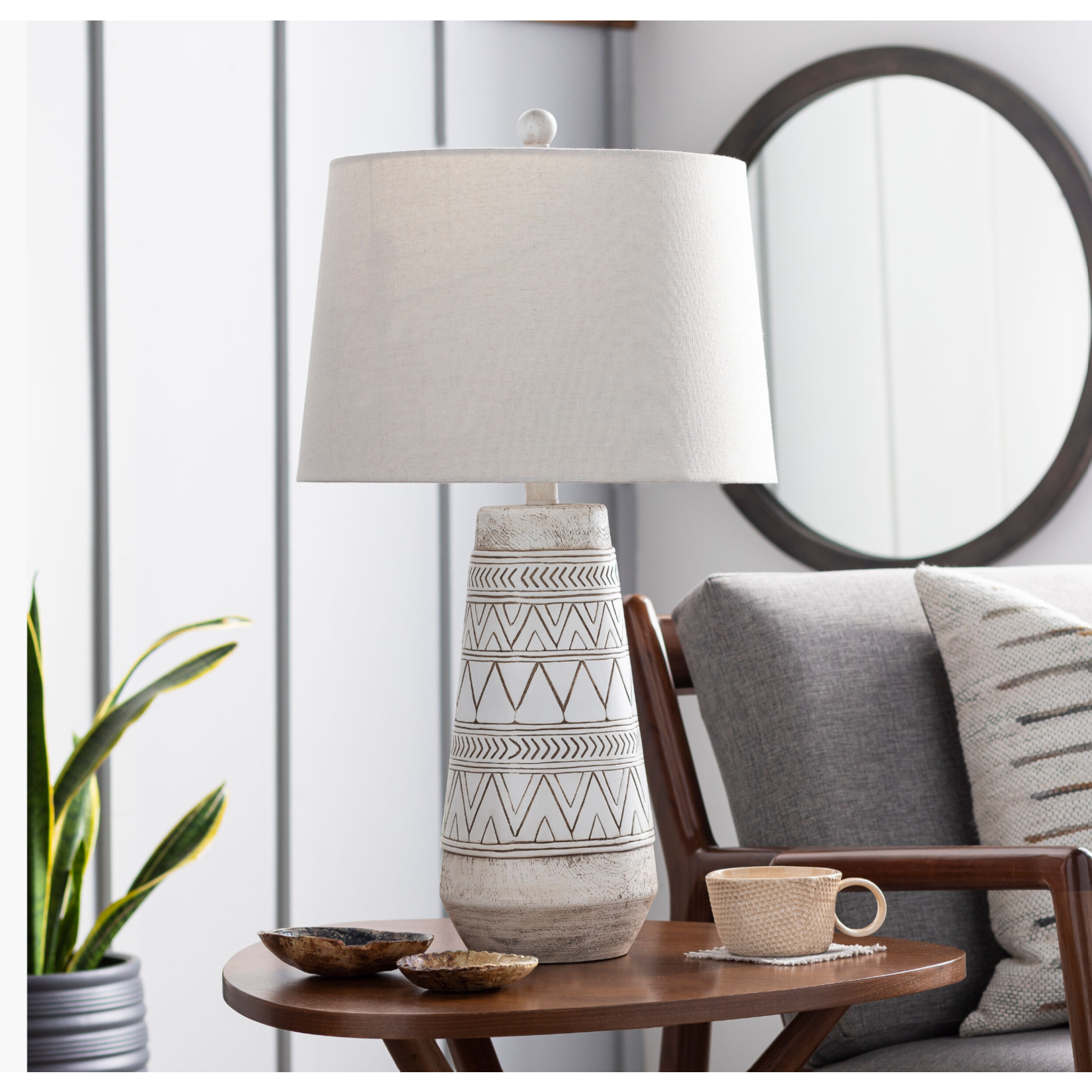 Mickler & Co. Elm Aztec Lamp