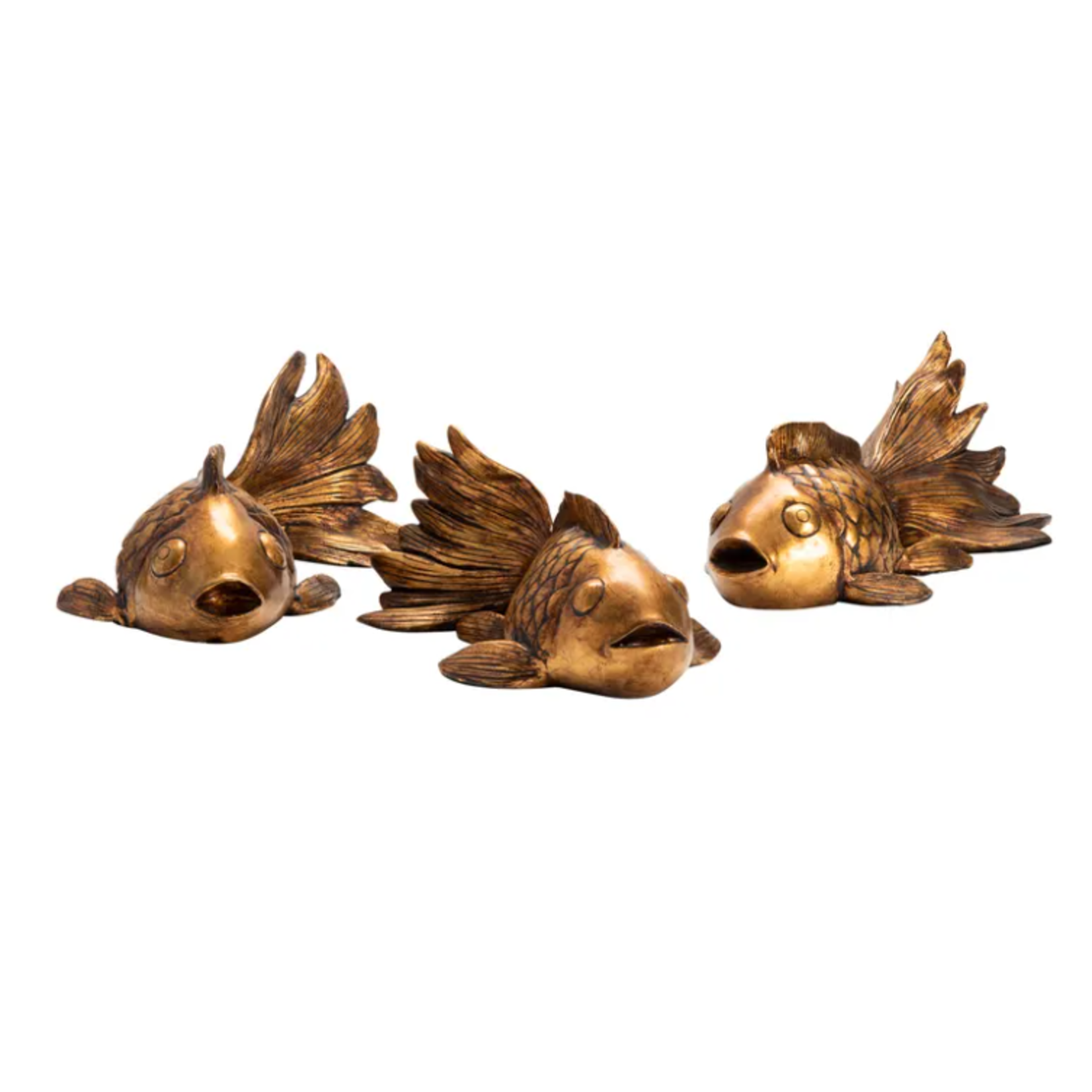 Crestview Collection Brass Koi Fish