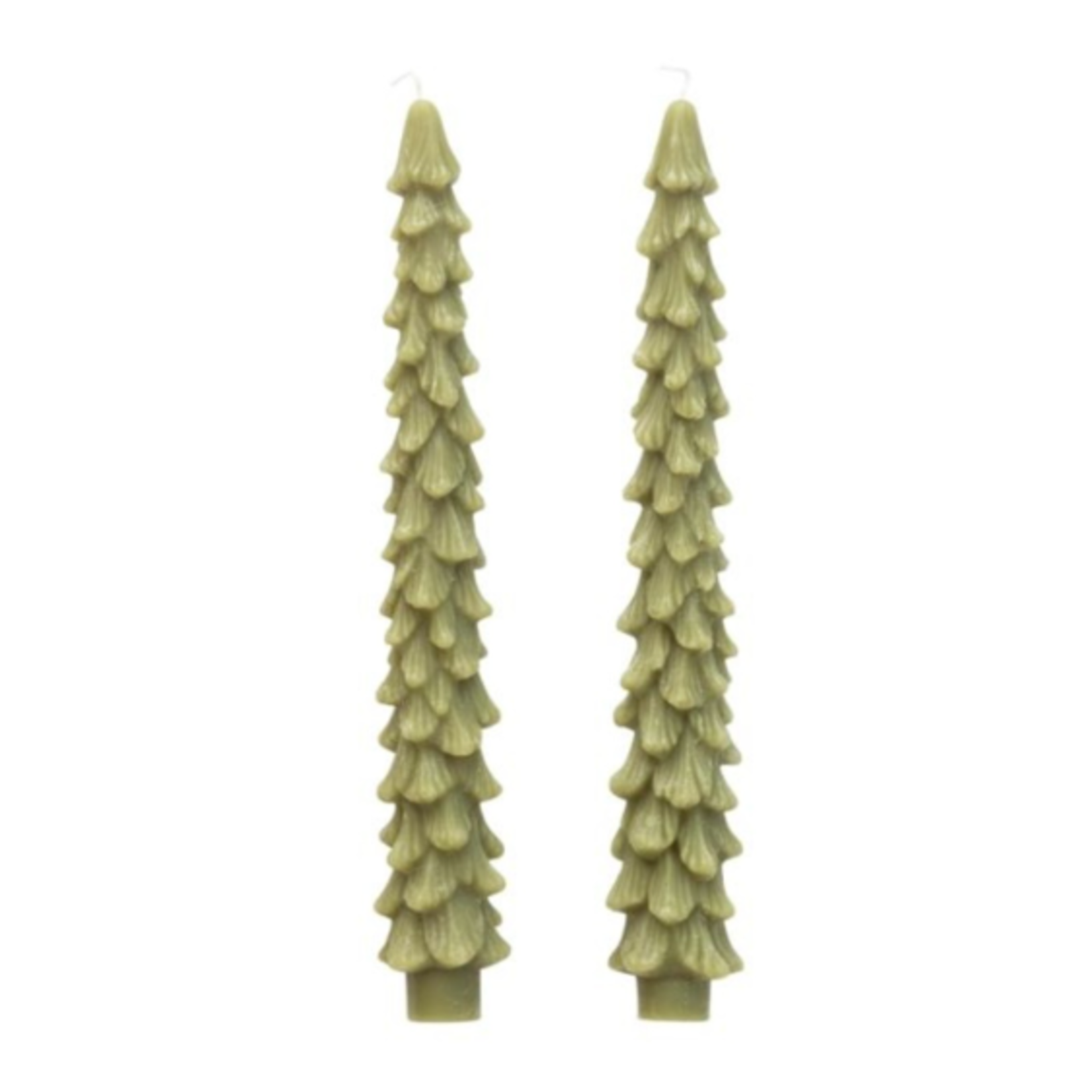 Creative Co-op Tree Shaped Taper Candle
