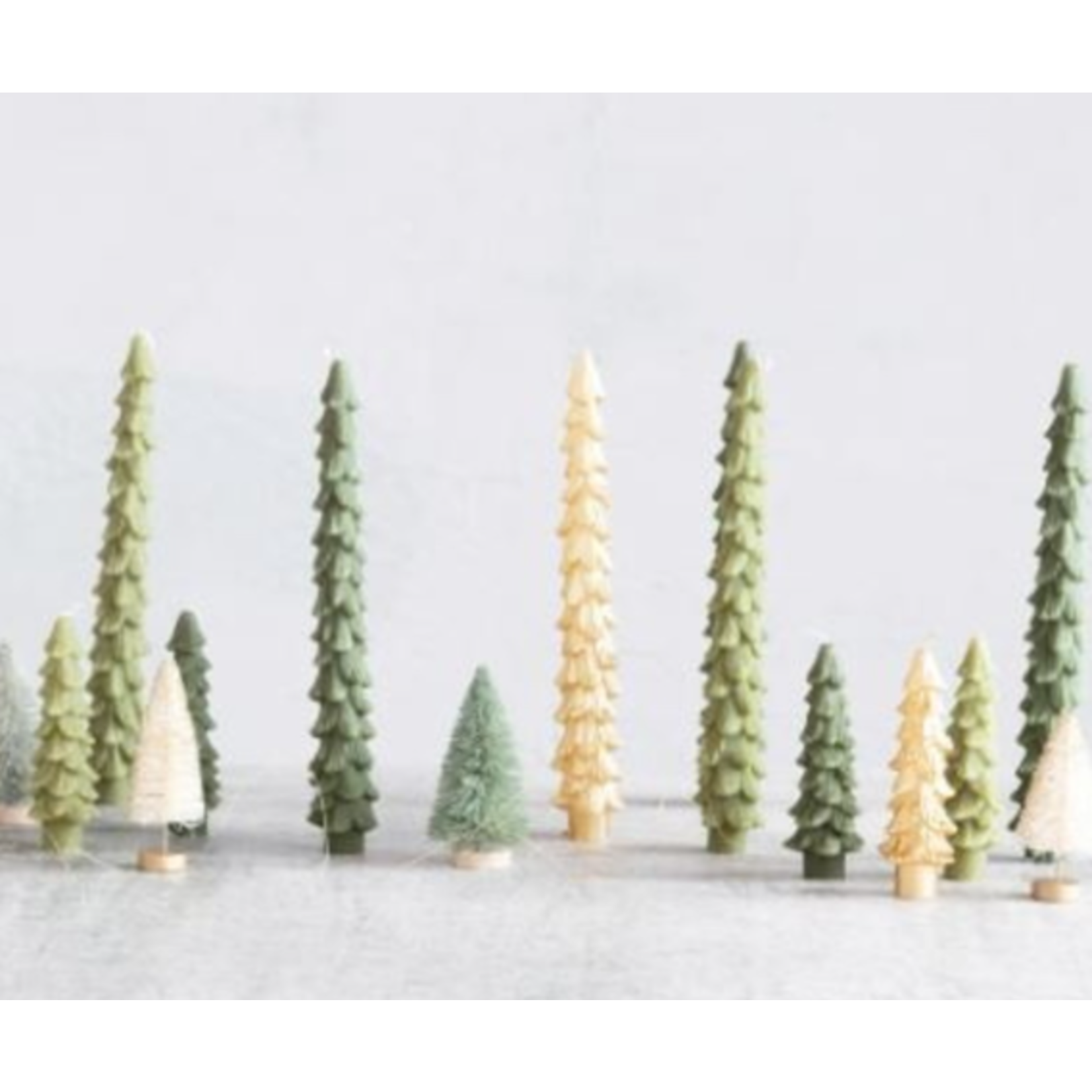 Creative Co-op Tree Shaped Taper Candle