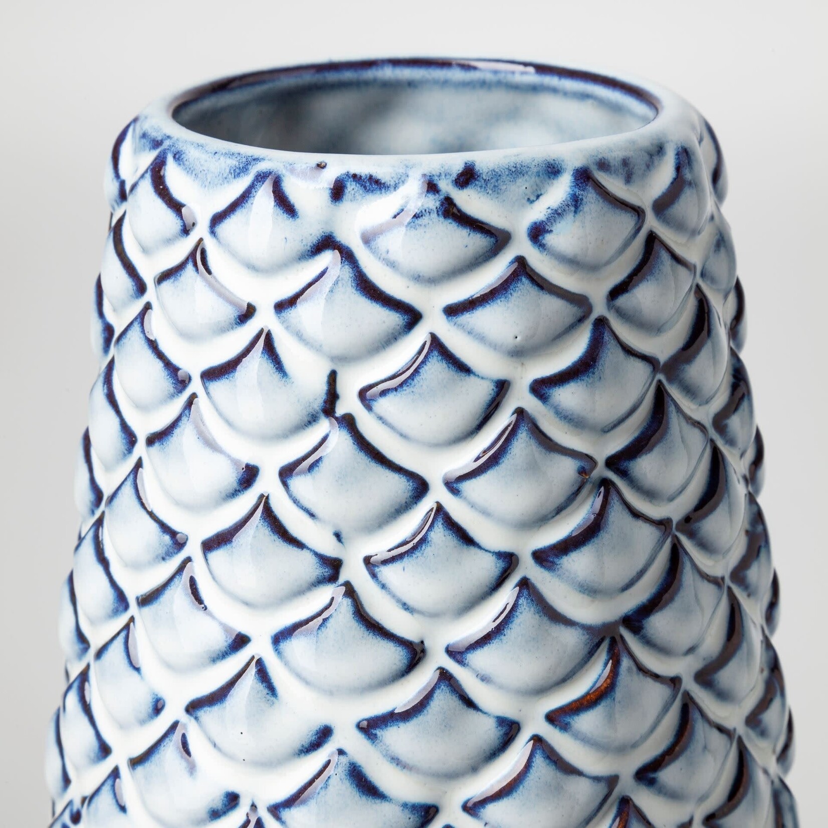 Mickler & Co. Troy Fishscale Vase