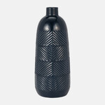 Mickler & Co. Large Textured Lines Vase