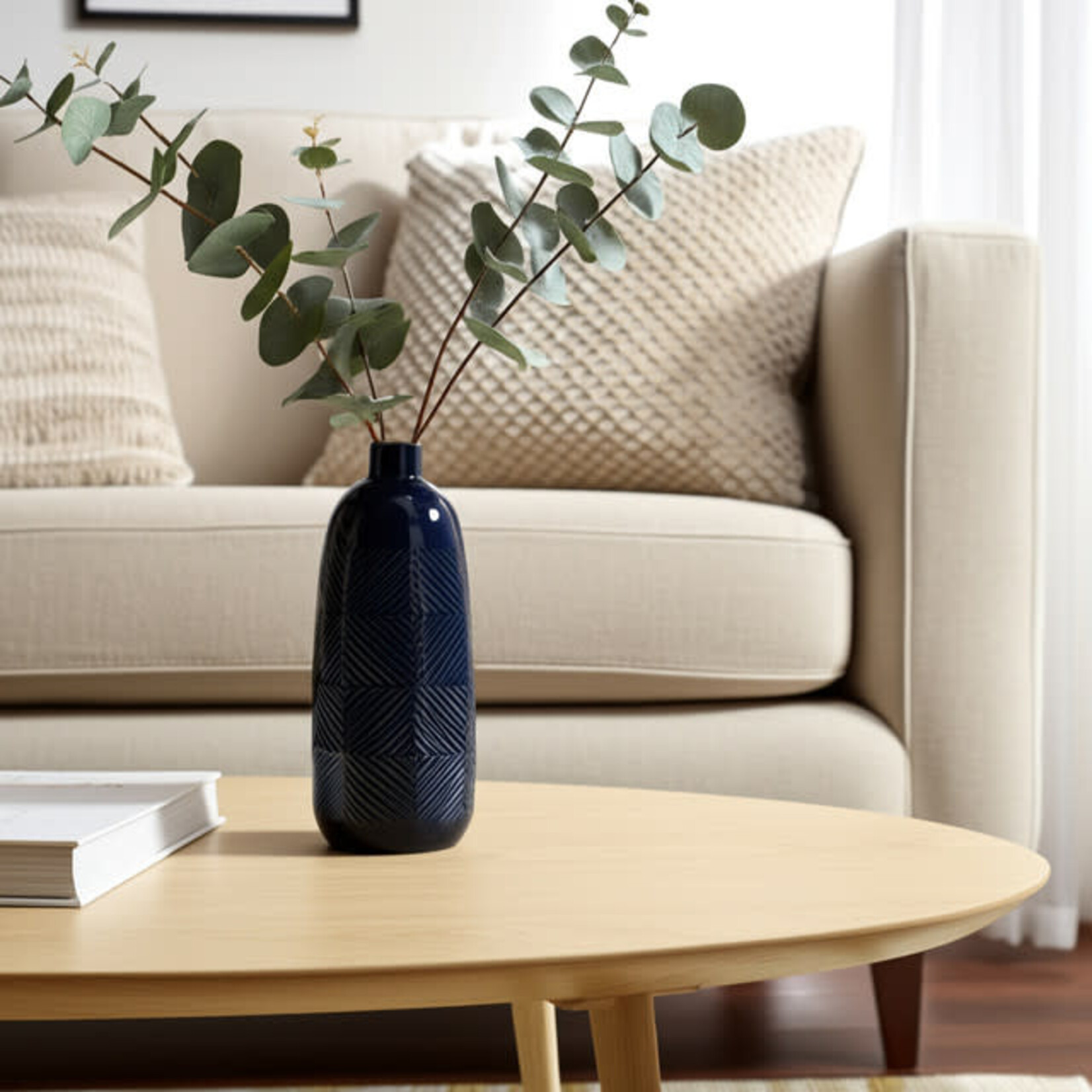 Mickler & Co. Medium Textured Lines Vase