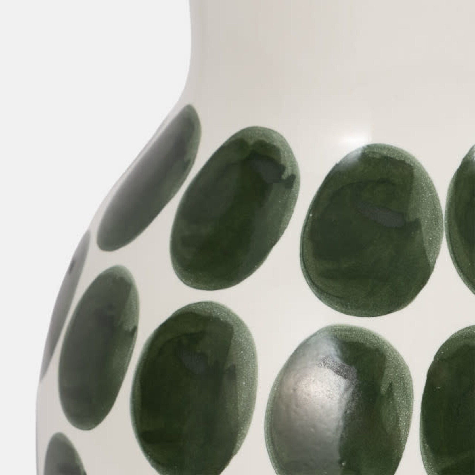 Mickler & Co. Green Dot Vase