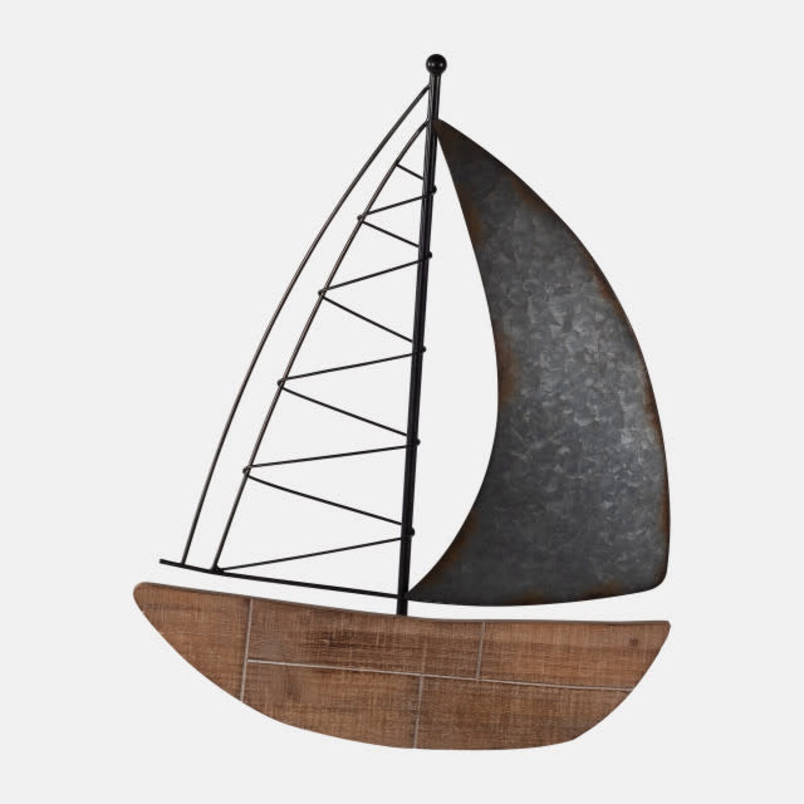 Mickler & Co. Metal Sailboat Art
