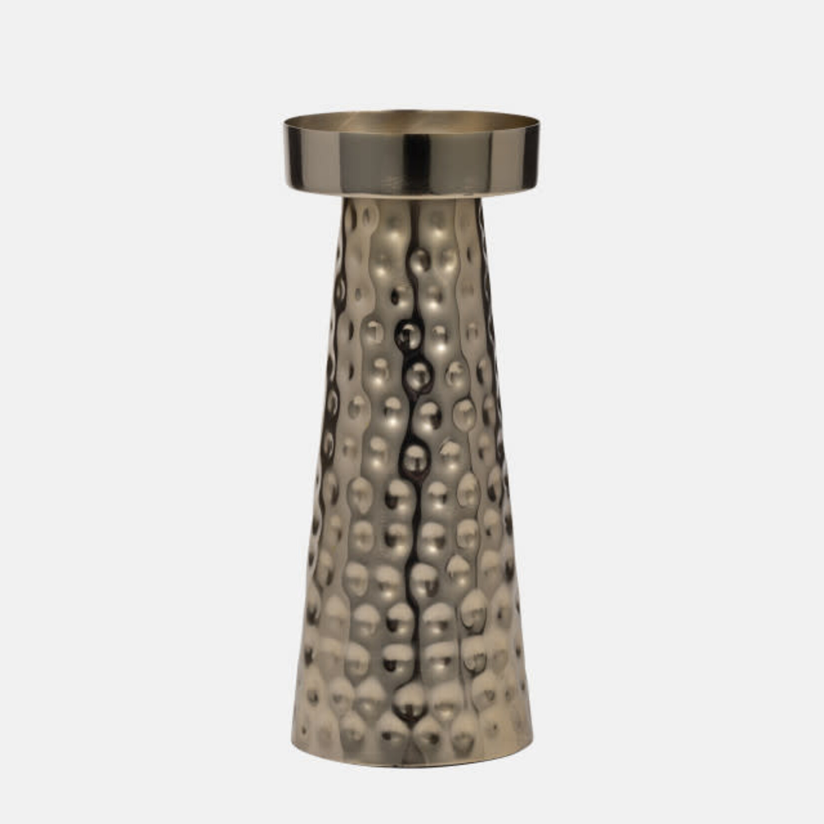 Mickler & Co. Metal Hammered Candle Holder