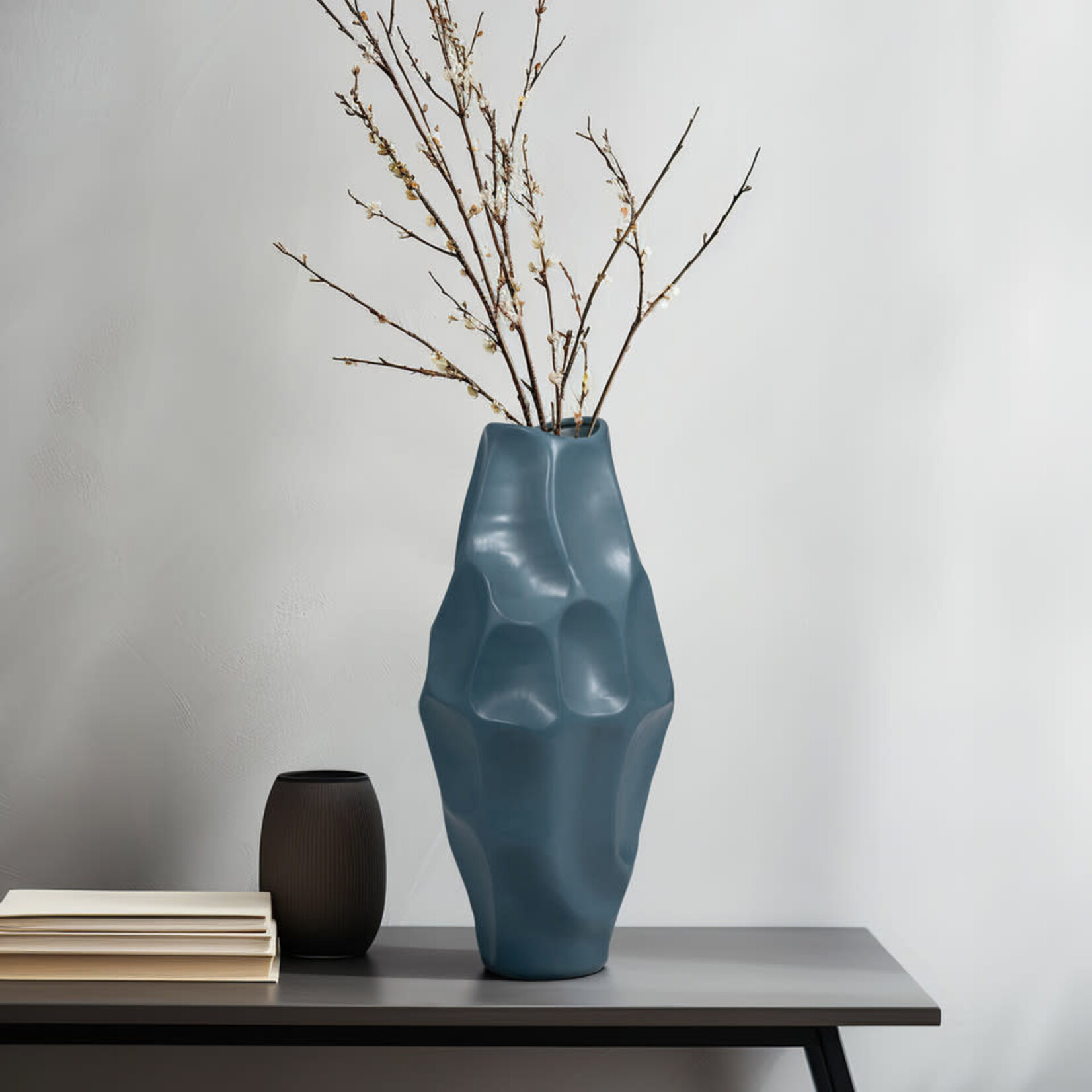 Mickler & Co. Arla Teal Vase