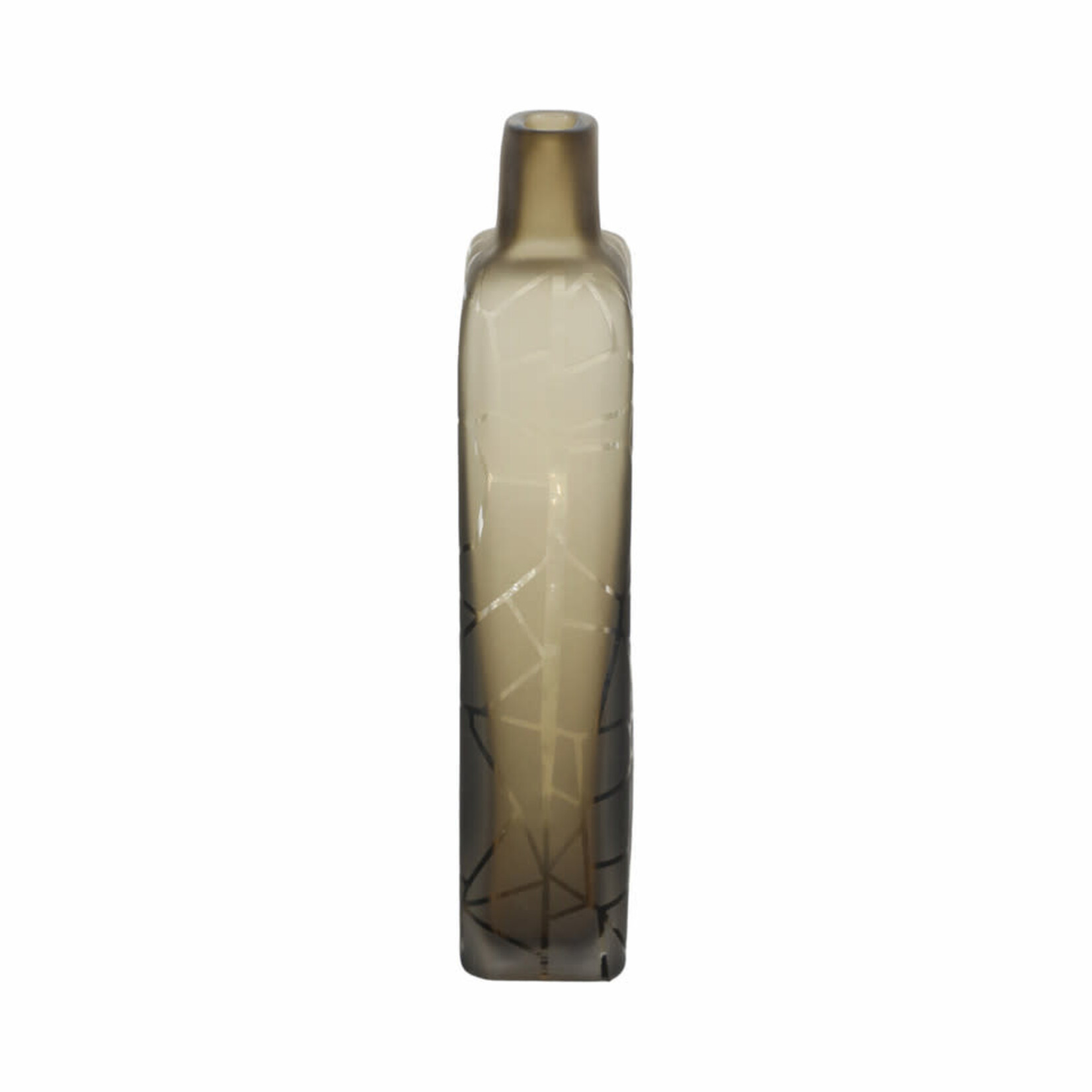Mickler & Co. Kade Brown Glass Vase