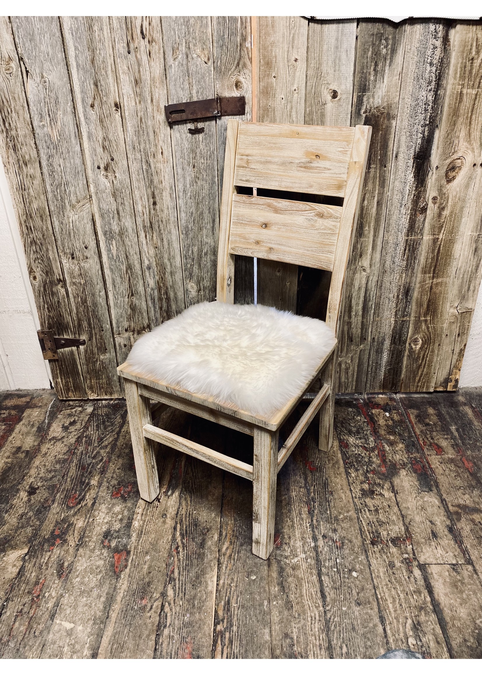 Sheepskin Cushion / Chairpad 14" IVORY