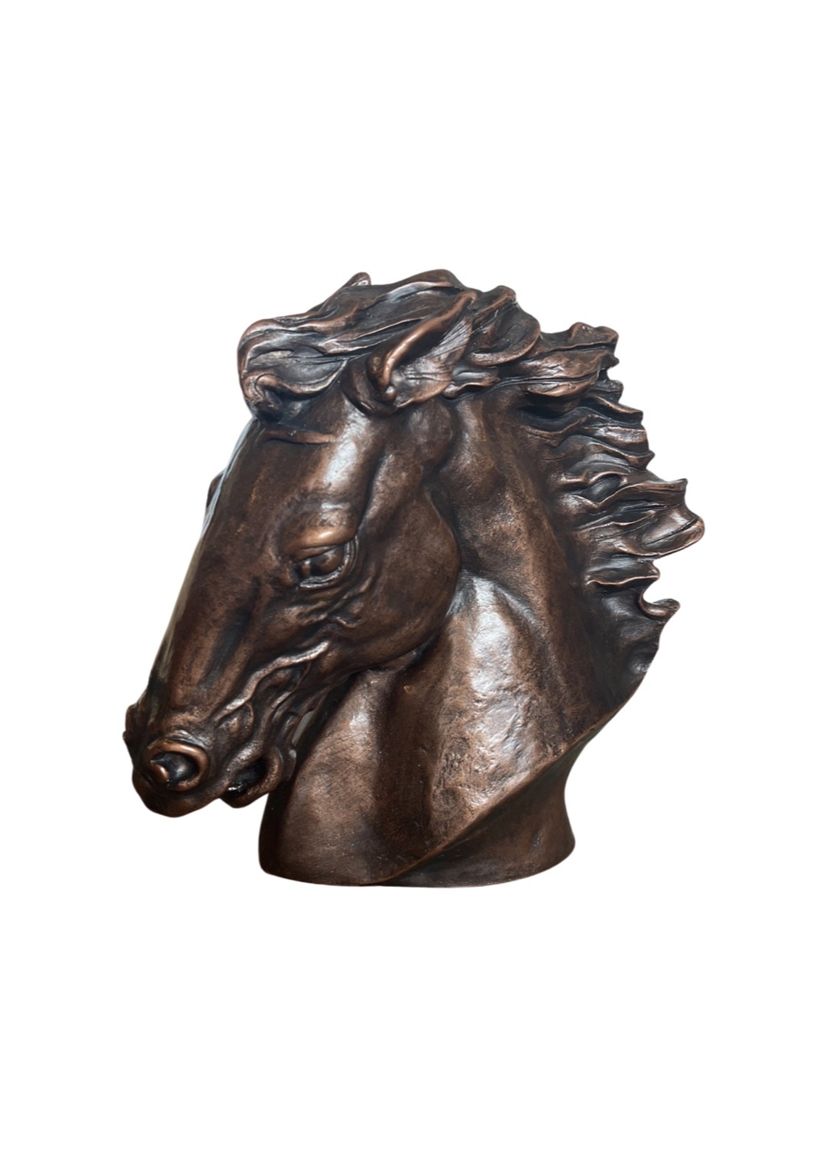 Vintage ceramic horse head