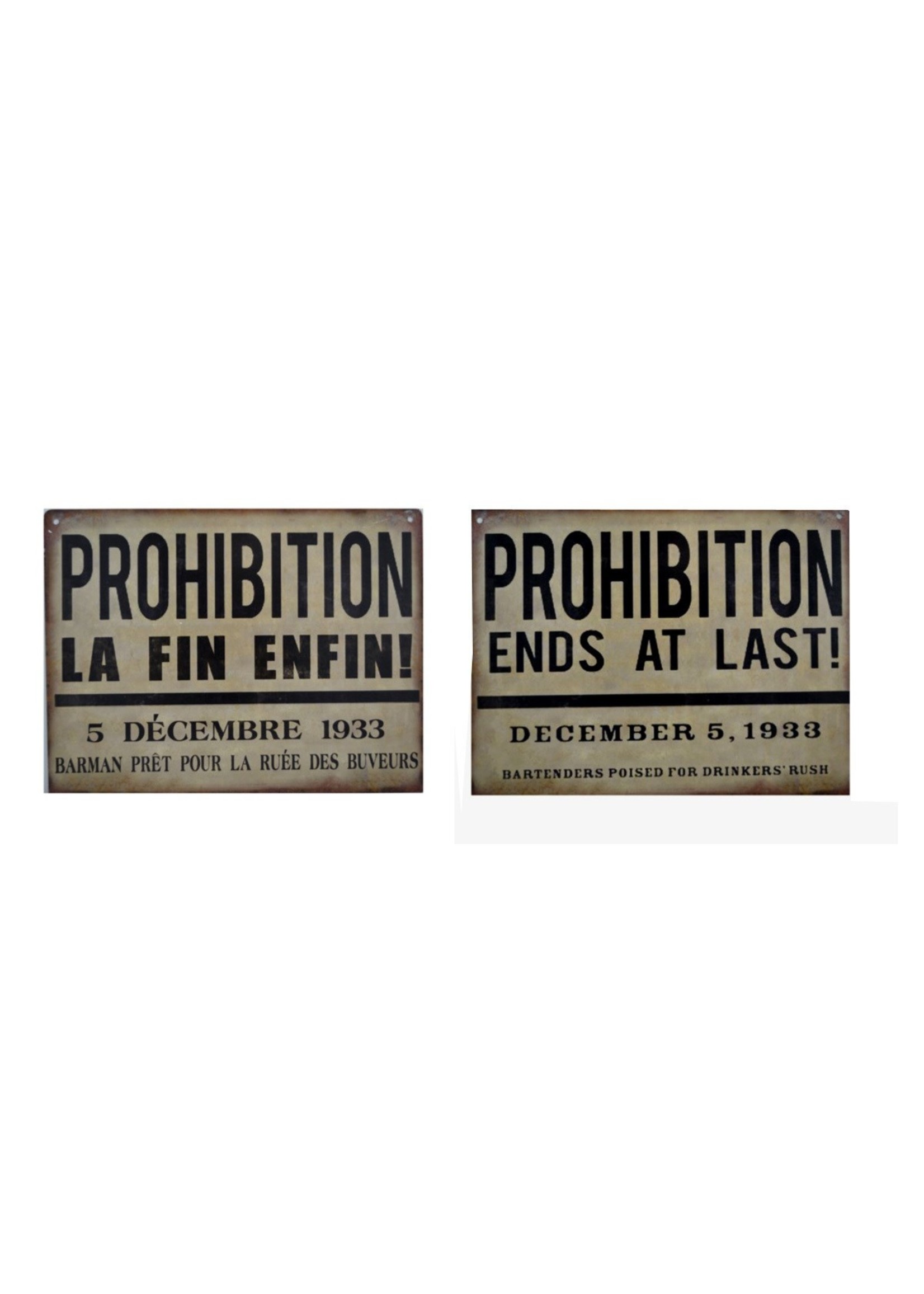 Prohibition sign