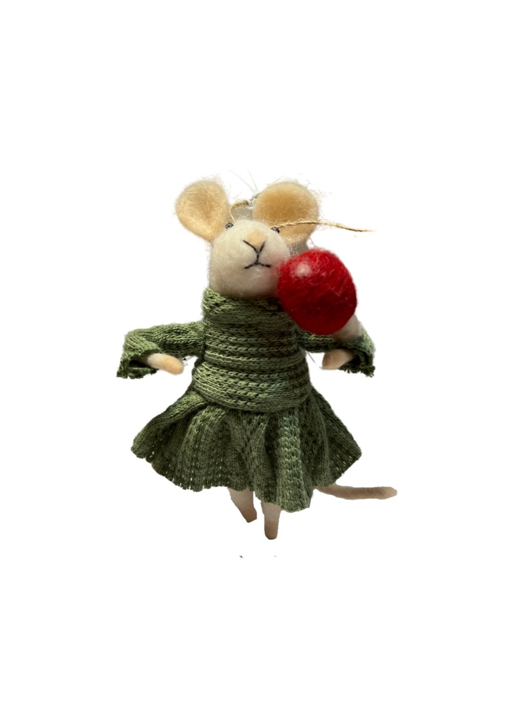 Green dress mouse