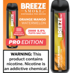 BREEZE PRO (2000 PUFF) ORANGE MANGO WATERMELON