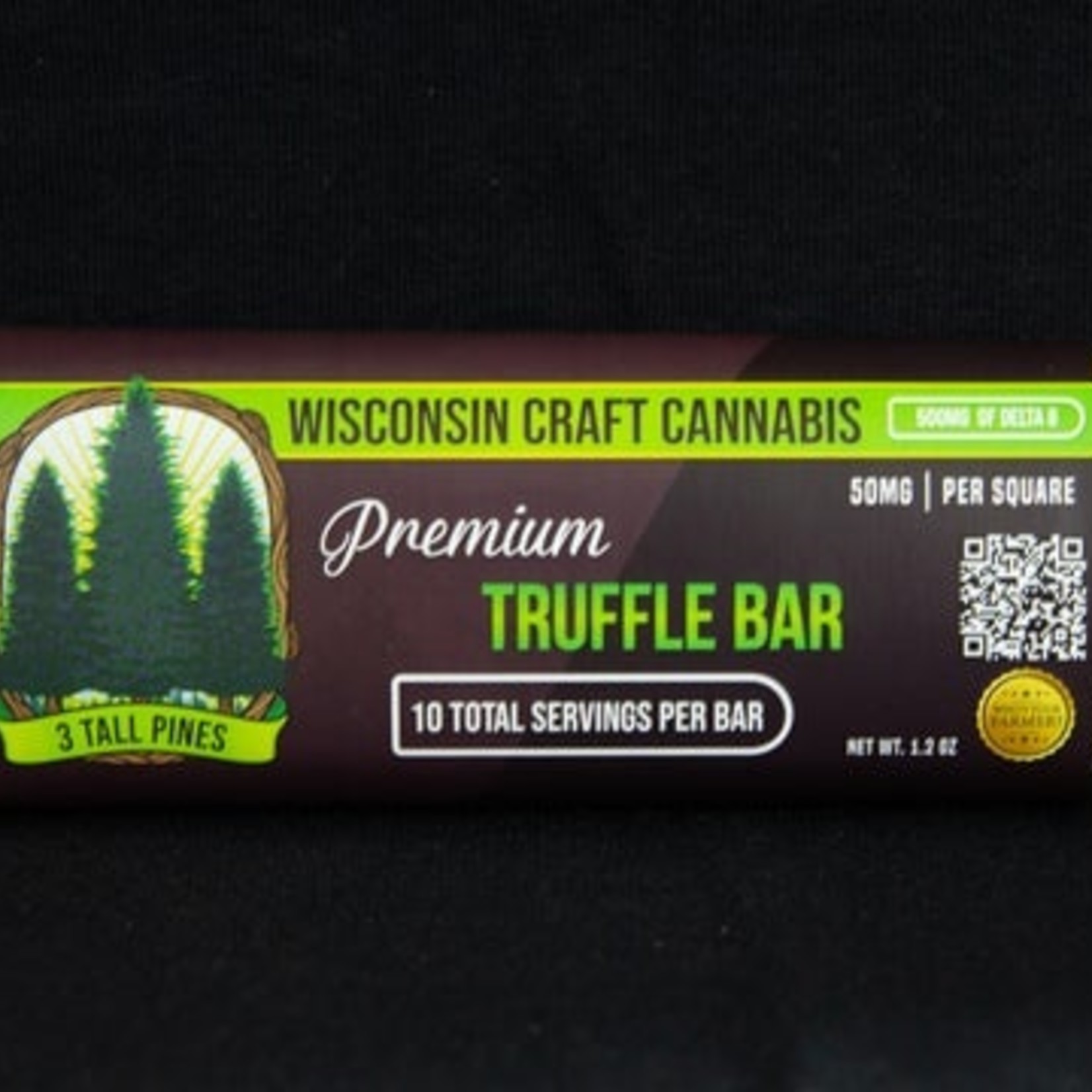 3 TALL PINES 3 TALL PINES 500MG CHOCOLATE TRUFFLE BAR