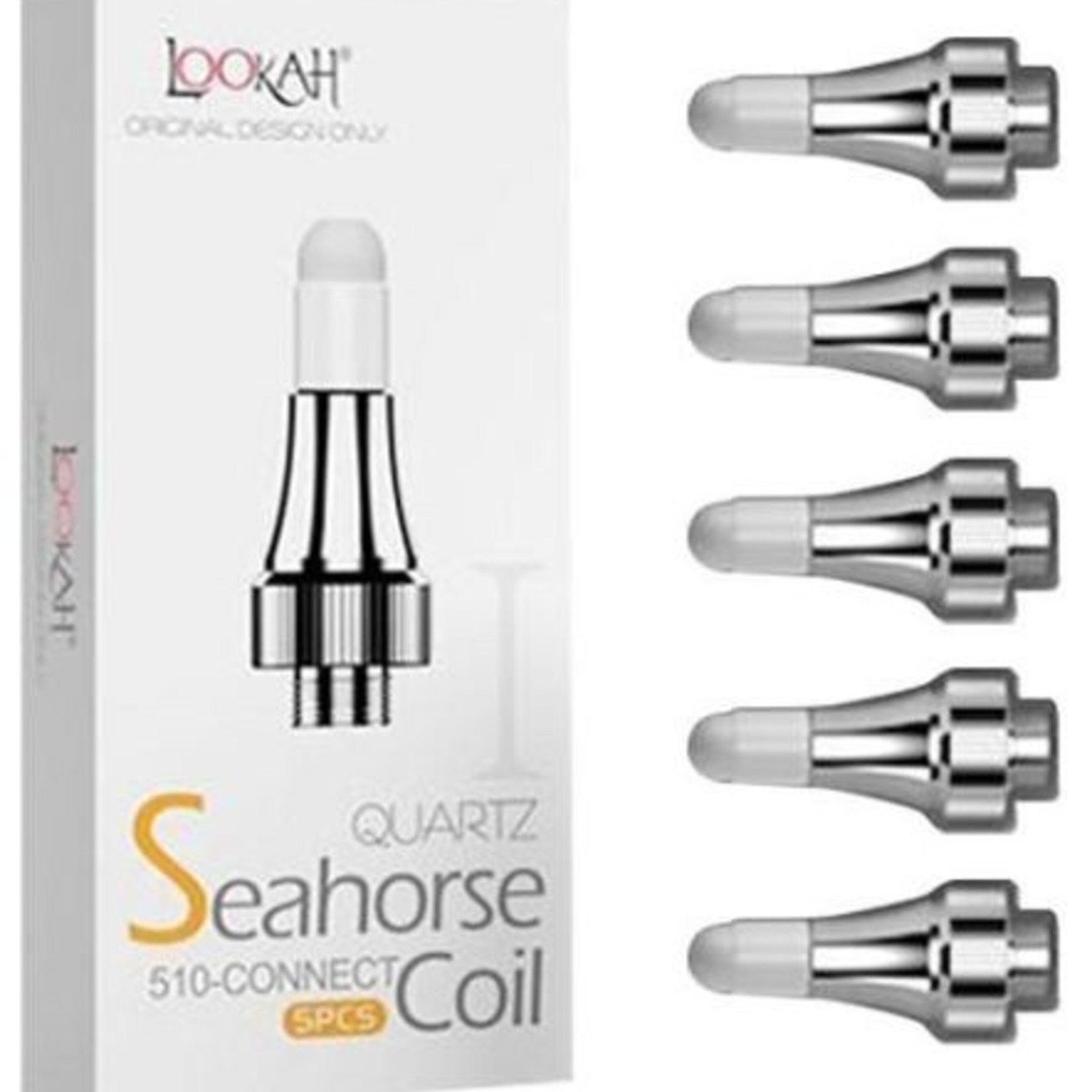 LOOKAH SEAHORSE COIL 5 PCS (QUARTZ TIPS)