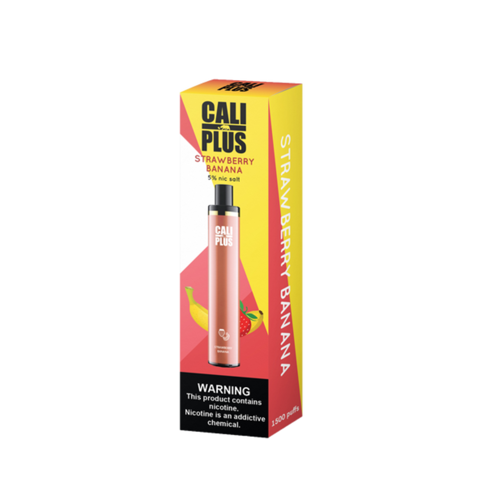 CALI PLUS 1500 PUFF DISPOSABLE STRAWVERRY BANANA