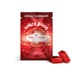 SPACE GODS SPACE GODS LEGAL CANNABIS D9 SPACE GUMMIES 15MG THC /15MG CBD 2 COUNT STRAWBERRY MANGO