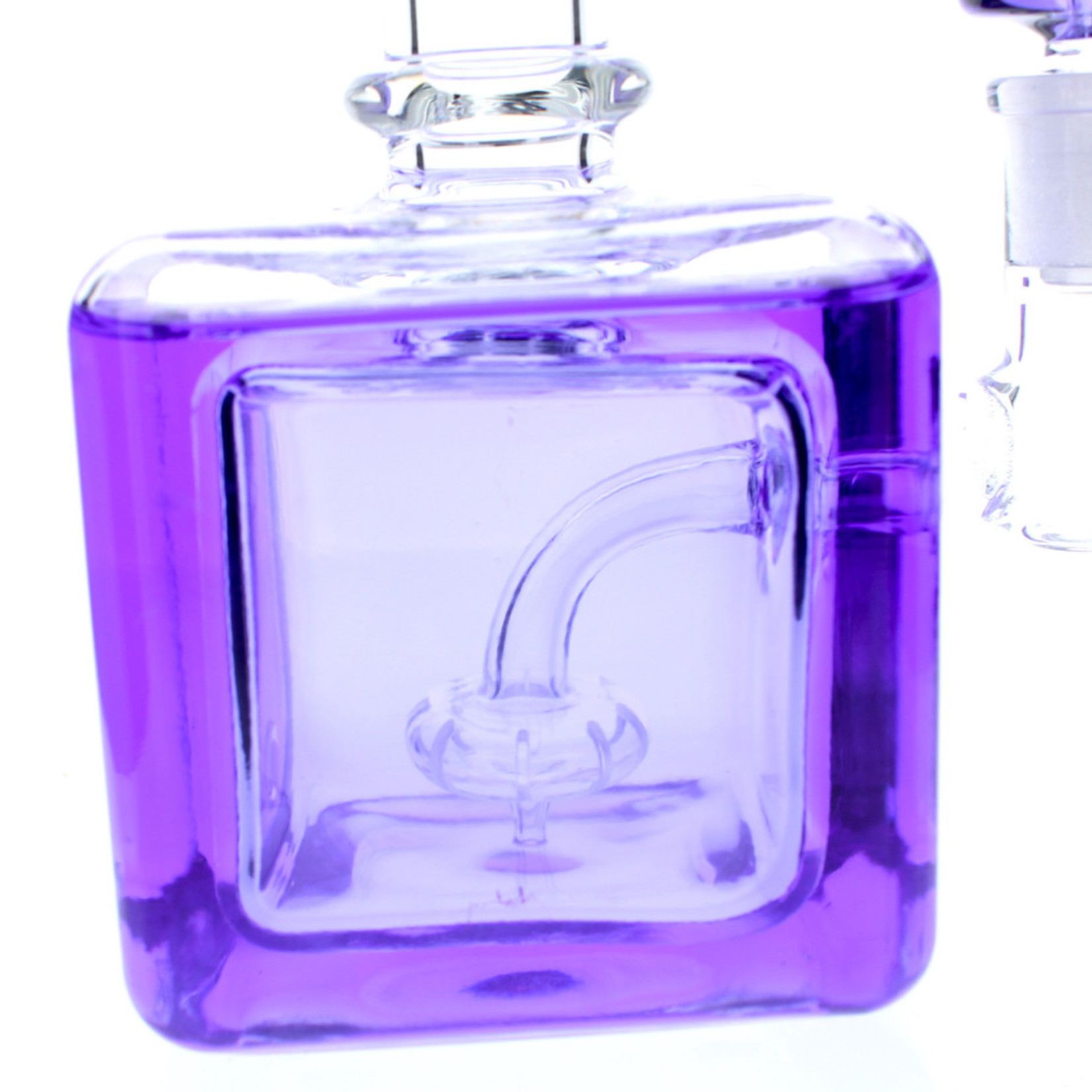 NO BRAND GLYCERIN FILLED CUBE BONG - VARIOUS COLORS
