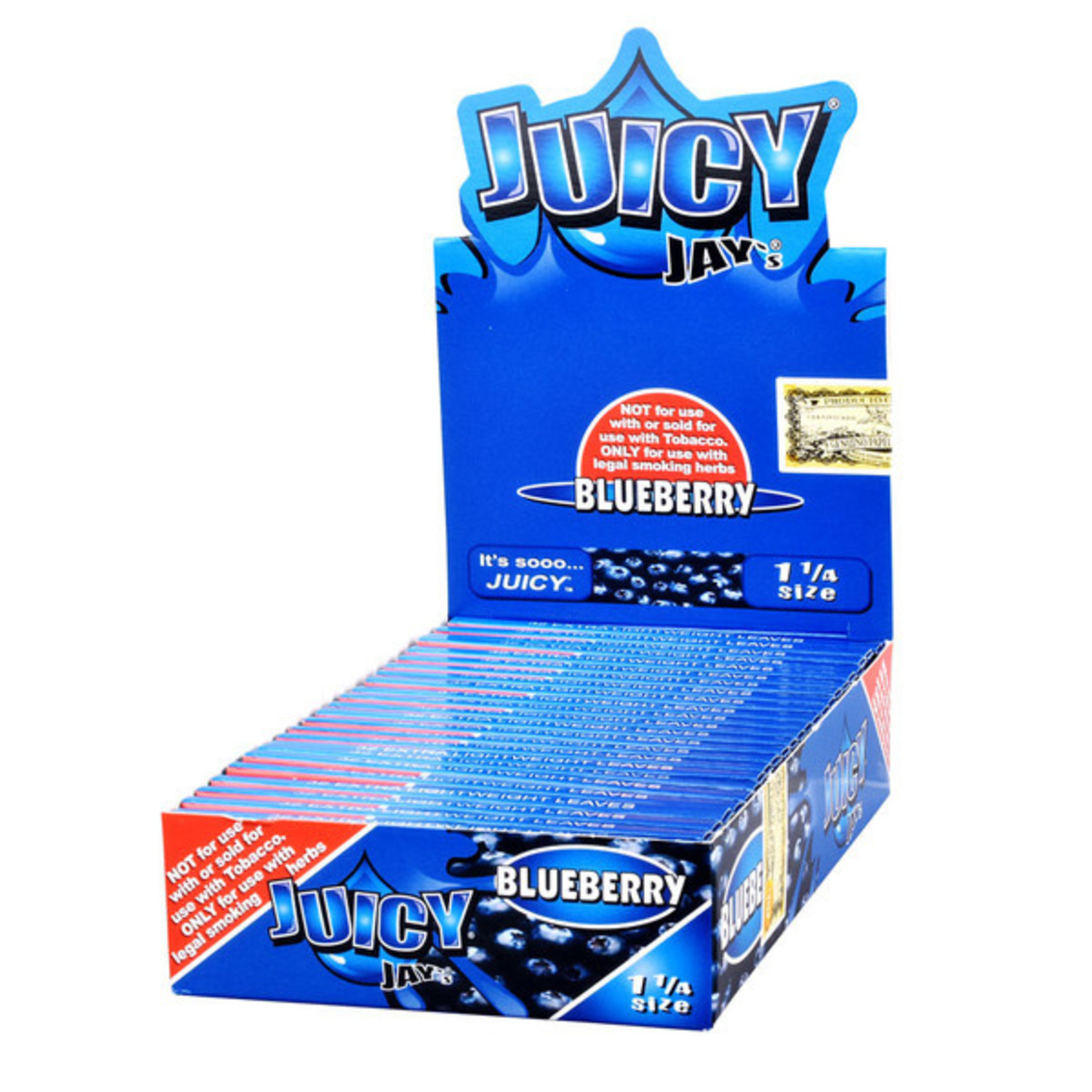 JUICY JAY'S JUICY JAY'S ROLLING PAPERS 1 1/4 BLUEBERRY