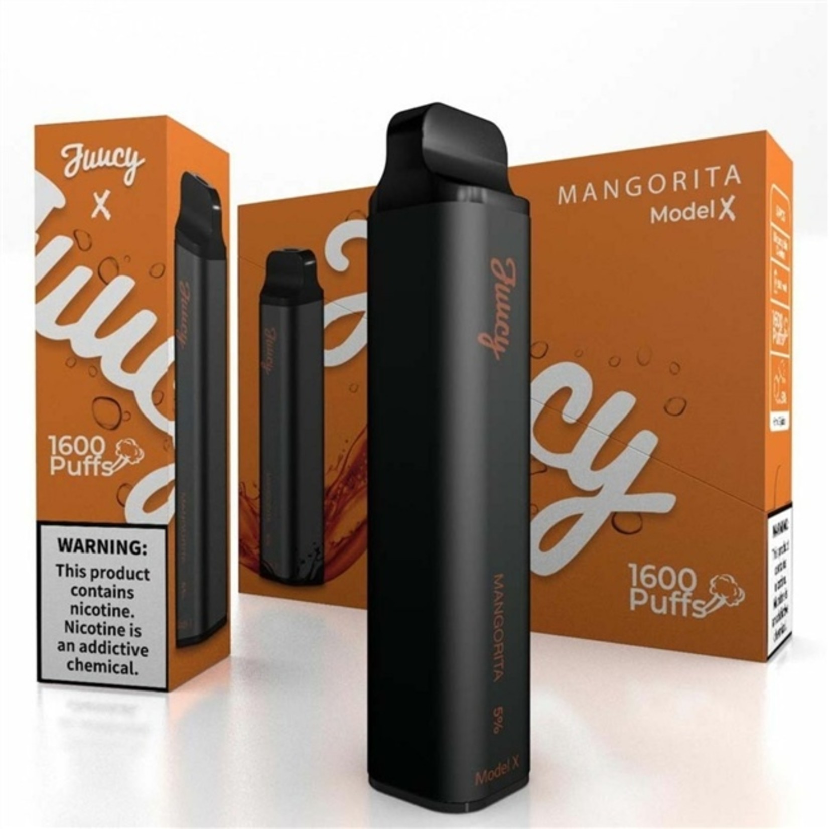 JUICY MODEL X DISPOSABLE 1600 PUFFS 5%/6ML MANGORITA