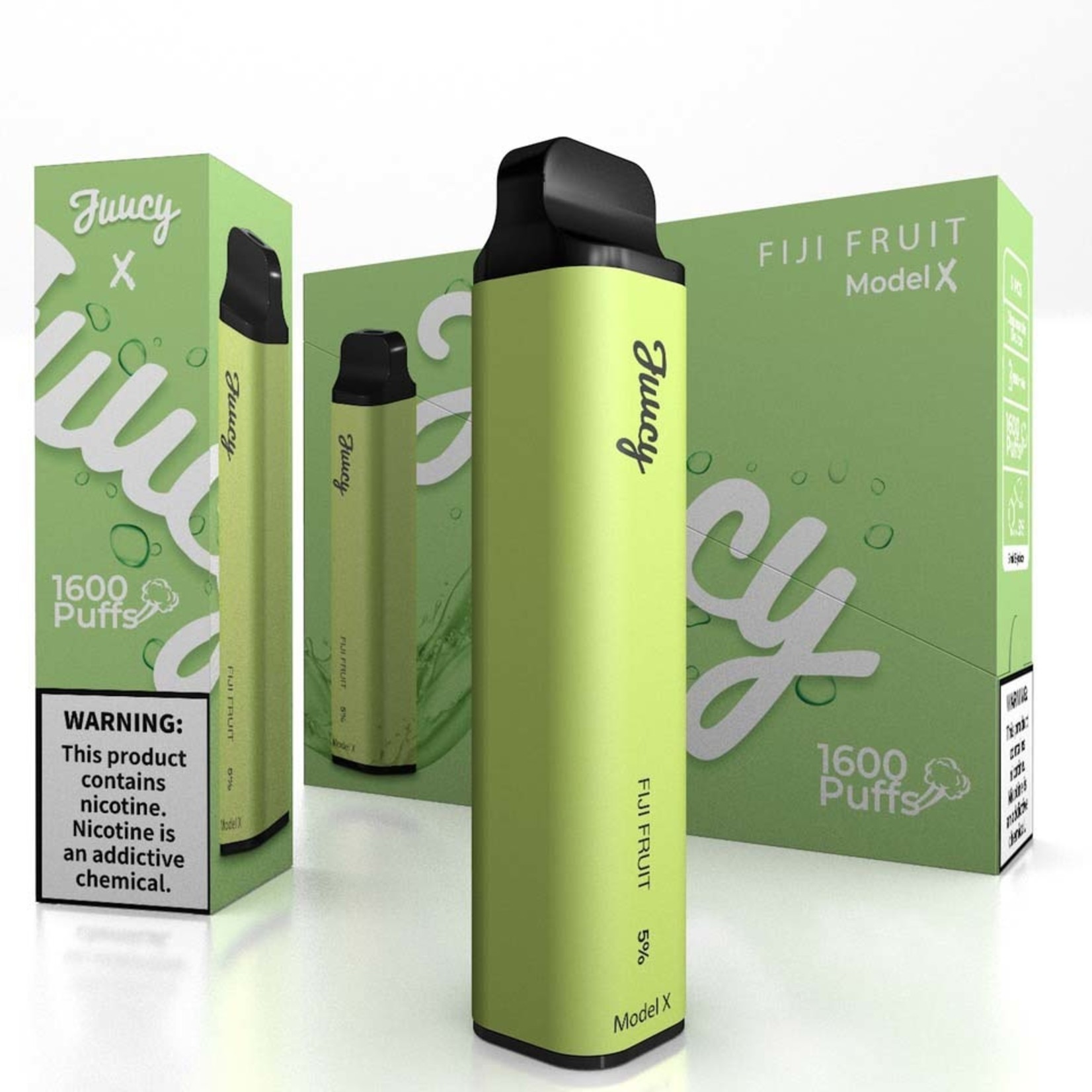 JUICY MODEL X DISPOSABLE 1600 PUFFS 5%/6ML FIJI FRUIT