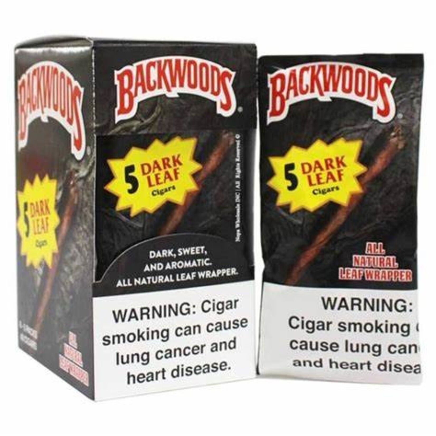 BACKWOODS BACKWOODS CIGARS 8/5PK DARK LEAF