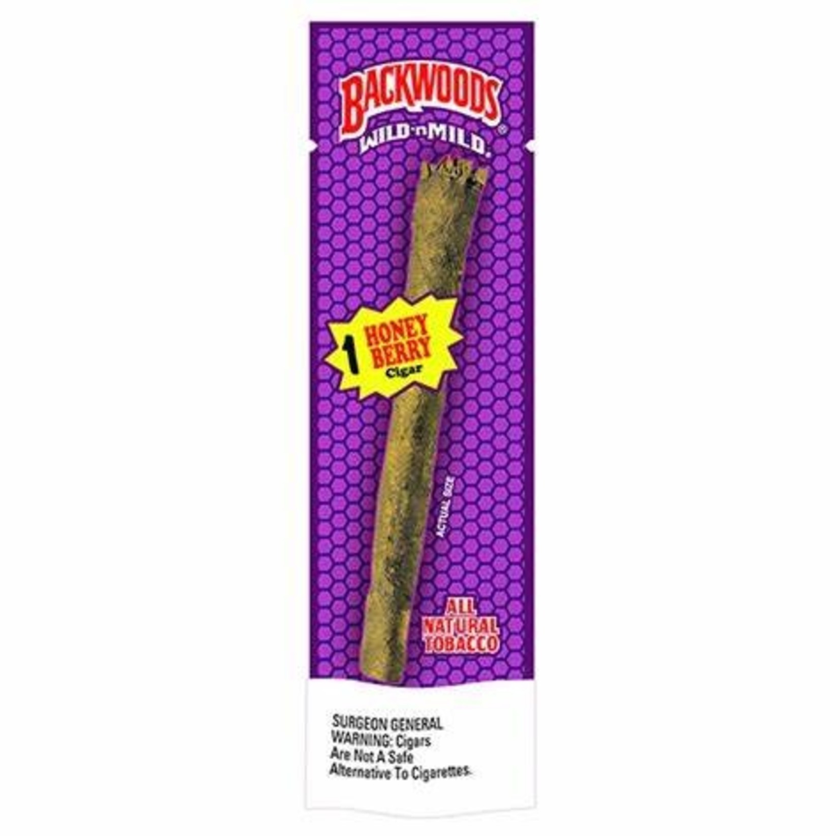 BACKWOODS BACKWOODS SINGLE NATURAL LEAF CIGAR HONEY BERRY