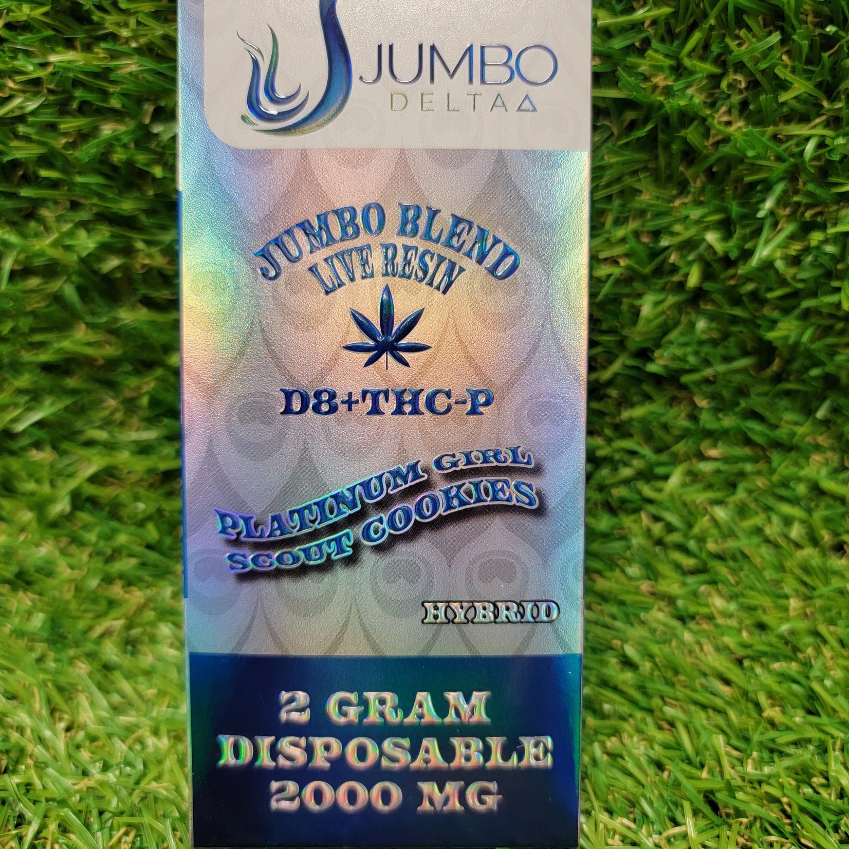 JUMBO JUMBO D8/THC-P LIVE RESIN 2G DISPOSABLE - PLATINUM GIRL SCOUT COOKIES