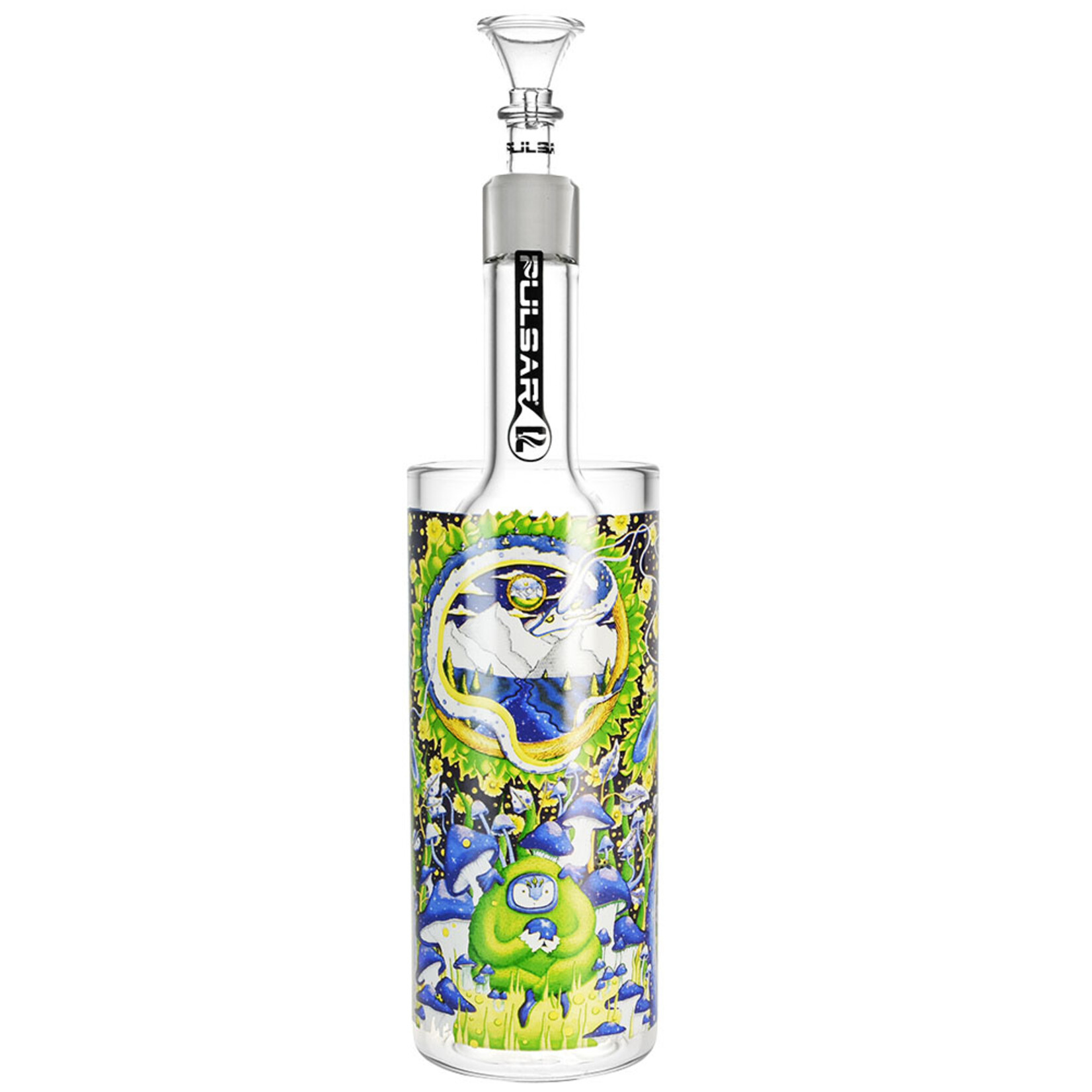 PULSAR GLASS GRAVITY WATER PIPE - ASSORTED DESIGNS