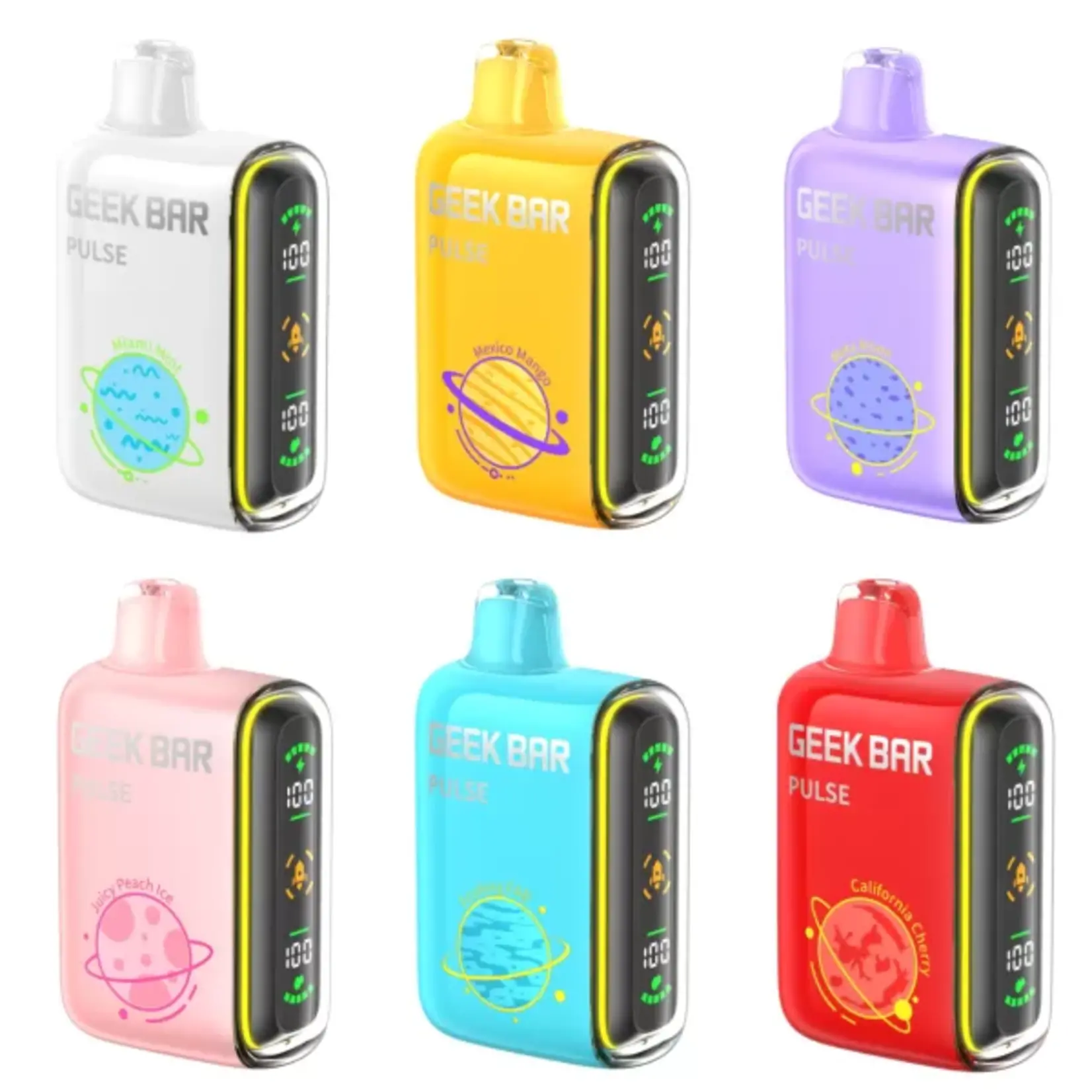 GEEK BAR GEEK BAR PULSE 50MG/ML 7500/15000 PUFF NICOTINE DISPOSABLE BERRY BLISS