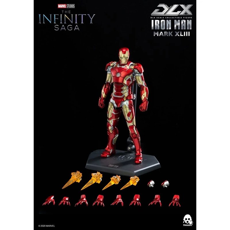 Marvel Avengers: Infinity Saga Iron Man Mark 43 DLX 1:12 Figure