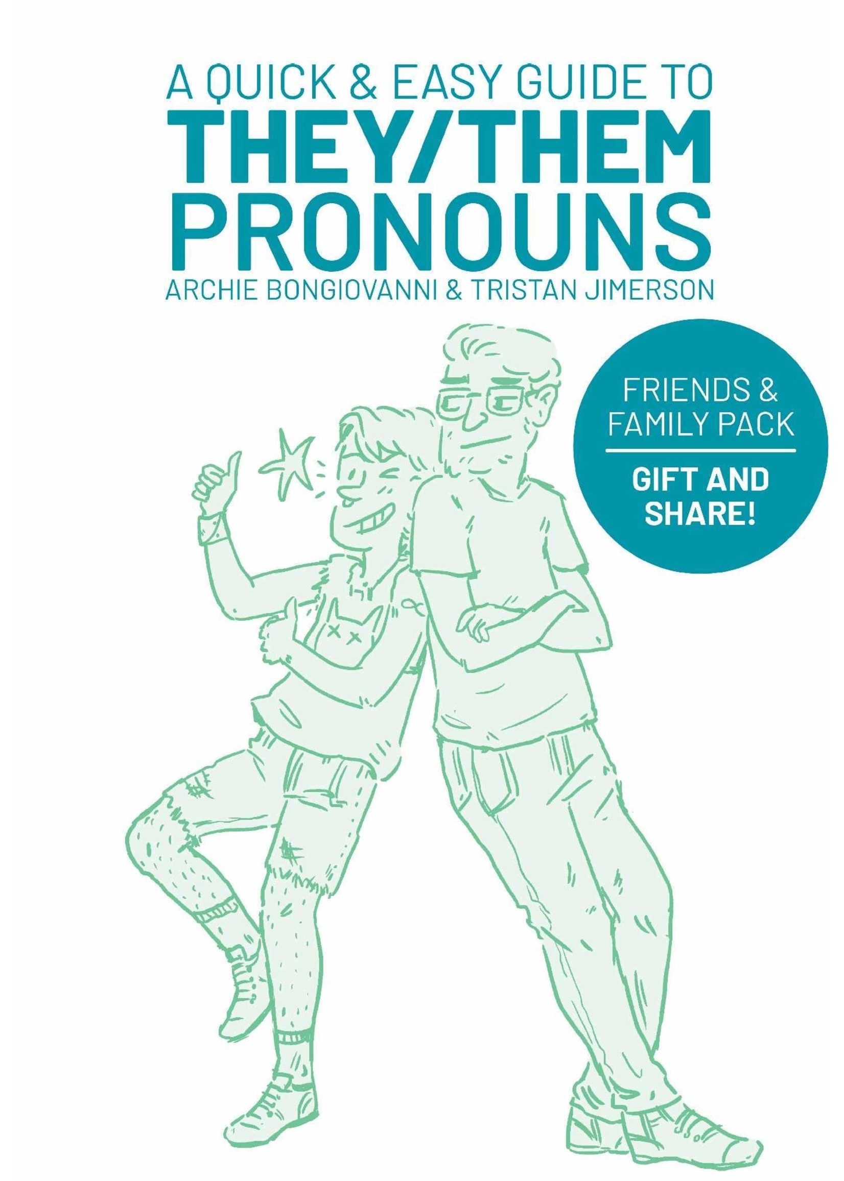 Quick & Easy Guides A Quick and Easy Guide to They/Them Pronouns: Friends & Family Bundle 5Pk