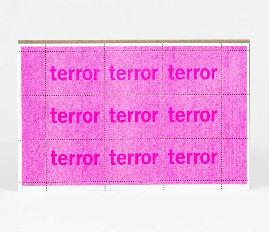 The Portland Stamp Company Terror Poster Stamps