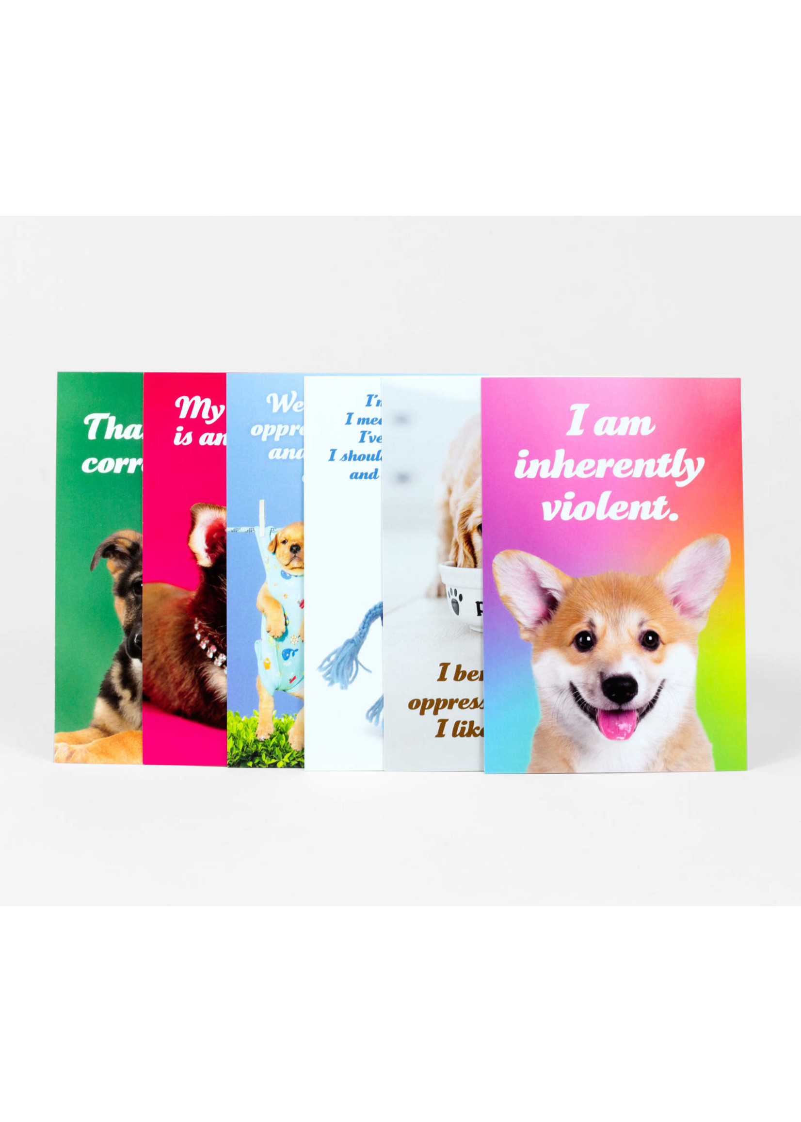 Sean Tejaratchi Social Justice Puppies Vol II Postcards