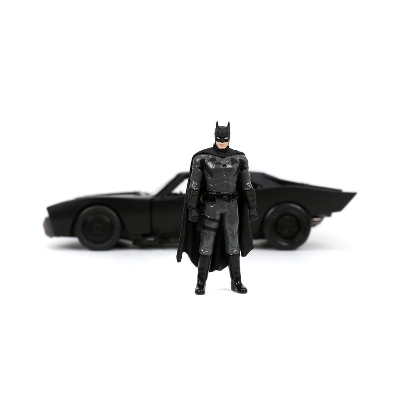 The Batman 2021 Batmobile 1:24 Scale Die-Cast Metal Vehicle with Figure -  Revenge Of