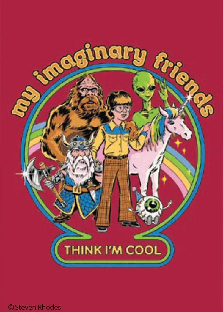 Magnet - My Imaginary Friends Think I'm Cool