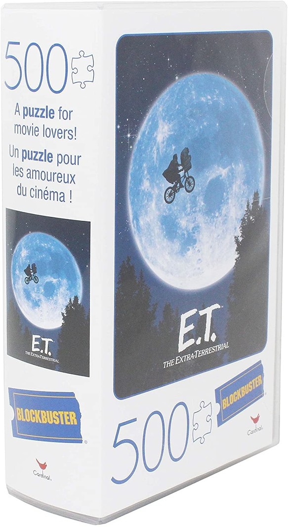 E.T.  Retro Blockbuster VHS Video Case 500-Piece Puzzle