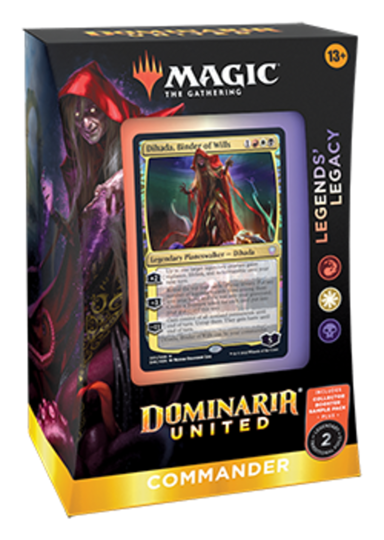 Magic The Gathering Dominaria United - Magic: the Gathering - Commander Deck - Legends' Legacy