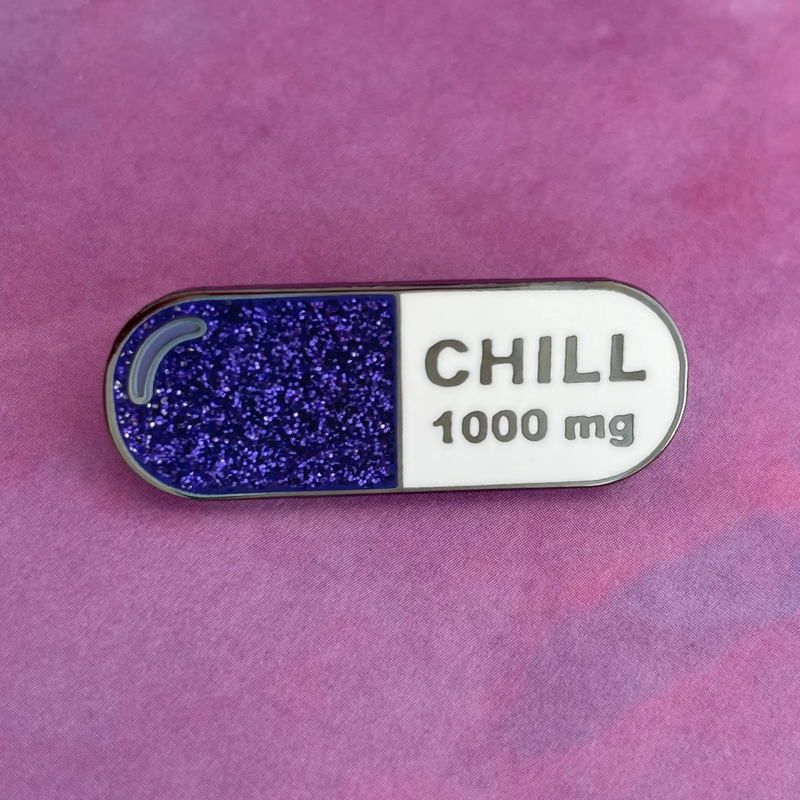 Rad Girl Creations 1000mg of Chill Pin - Glitter Edition