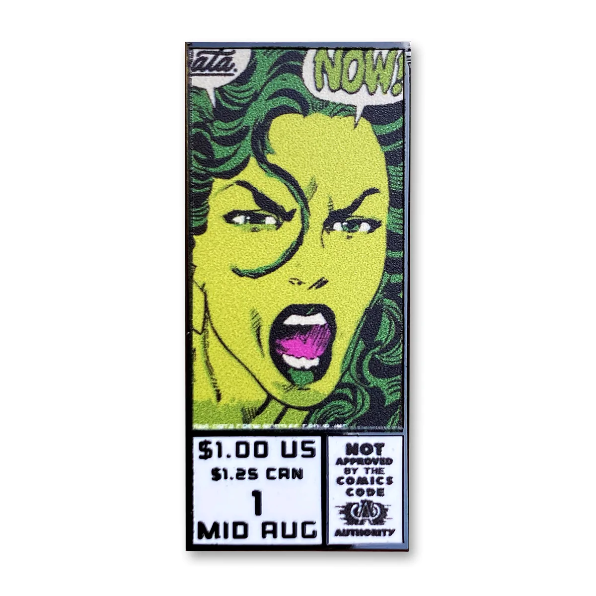 Data Crew LA She-Hulk Corner Green Pin